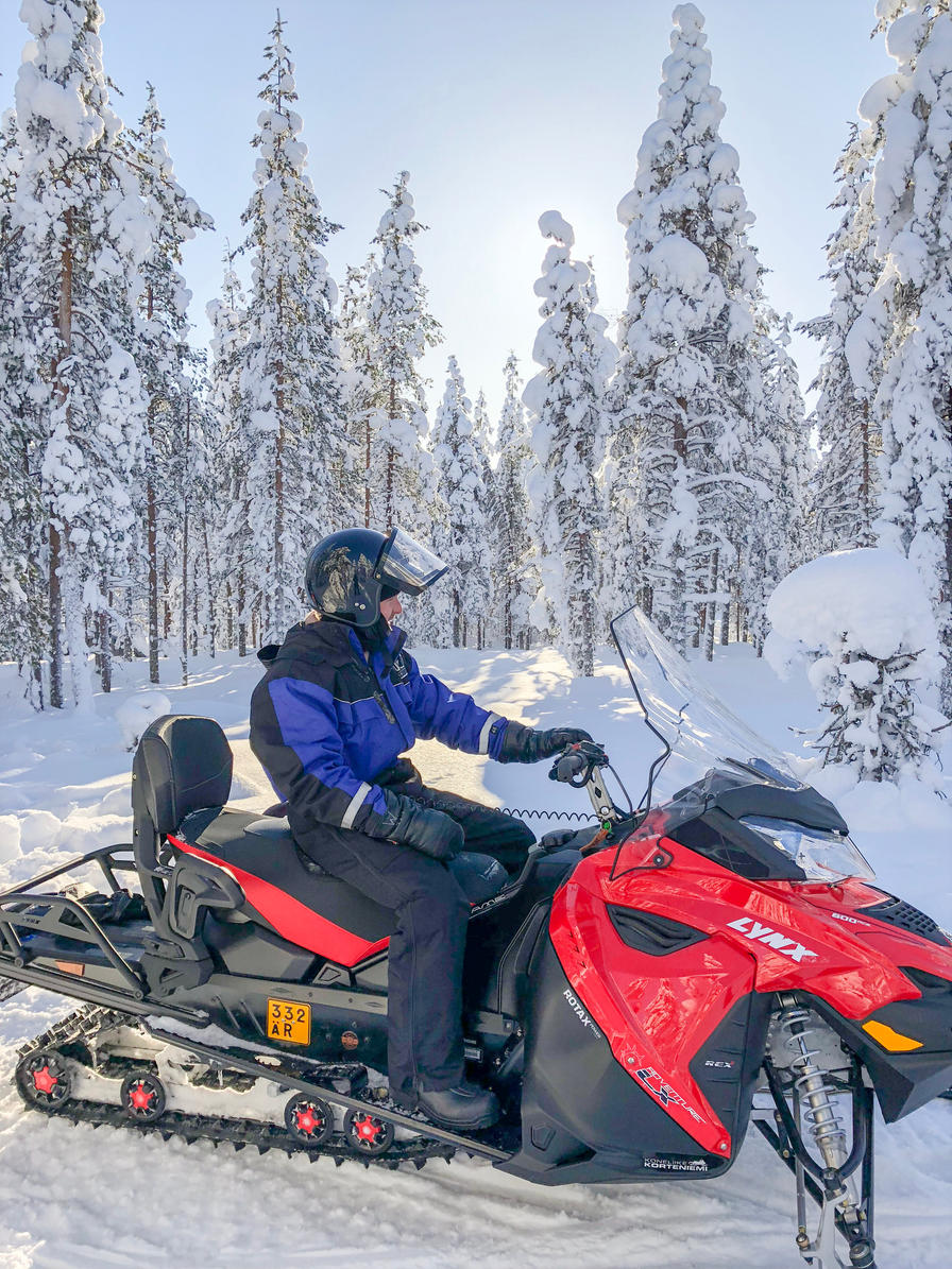 Snowmobiling One way one world