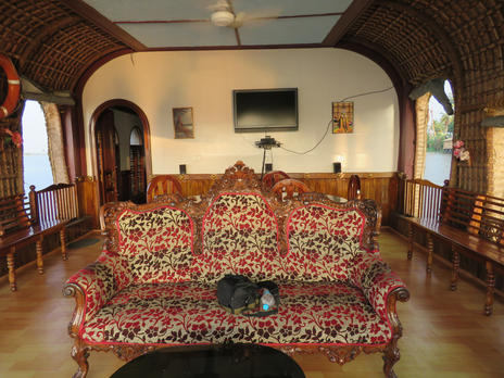 Inside our houseboat