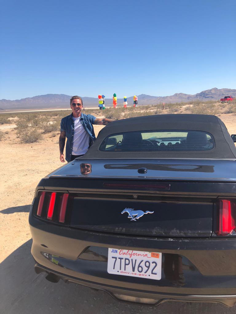 Ford Mustang rental Las Vegas one way one world