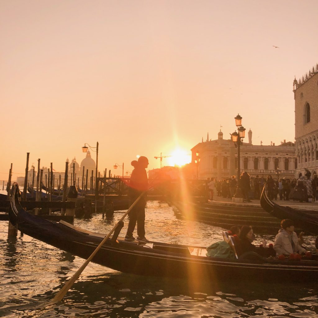 Sunset in Venice San Marco